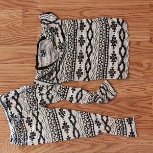 Kickee pants Aztec pajamas set